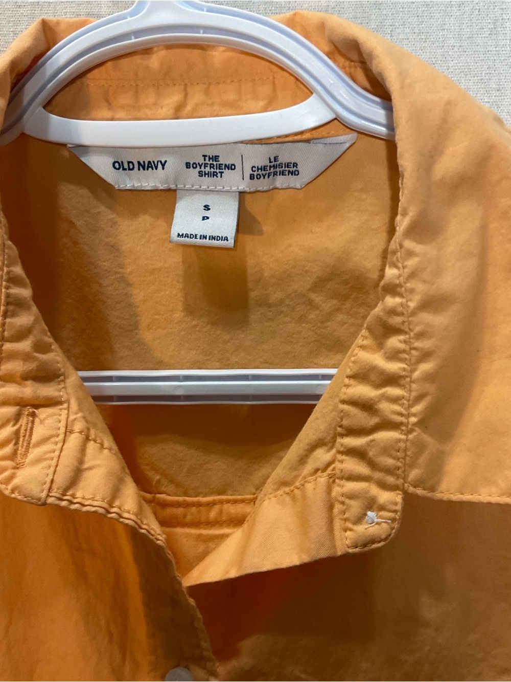 Old Navy the boyfriend shirt, small , cotton, Oversized A++